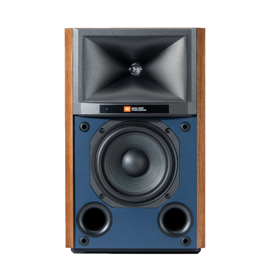 4305P Studio Monitor - Natural Walnut - Powered Bookshelf Loudspeaker System - Front